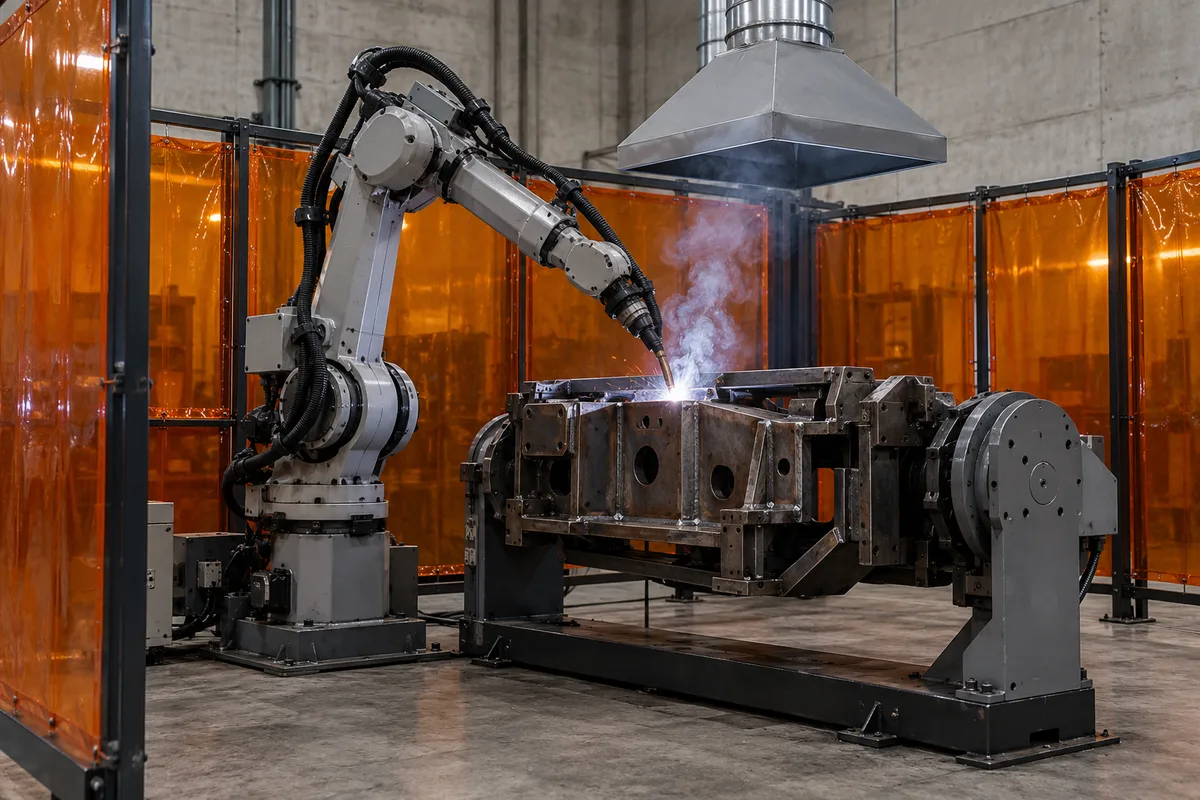Cellule de soudage robotisée : où partent les fumées